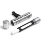 Ford Super-Duty Silver Aluminum Car Vent Air Freshener Clip with adjustable window and 10 Refill Sticks