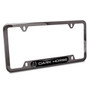 Ford Mustang Dark-Horse Black Insert Gunmetal Chrome Stainless Steel License Plate Frame