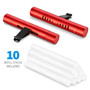 Ford FX4 Off Road Red Aluminum Car Vent Air Freshener Clip with adjustable window and 10 Refill Sticks