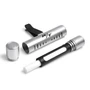 Dodge R/T Logo Silver Aluminum Car Vent Air Freshener Clip with adjustable window and 10 Refill Sticks