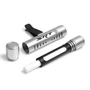 Dodge SRT Hellcat Silver Aluminum Car Vent Air Freshener Clip with adjustable window and 10 Refill Sticks
