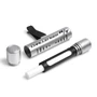 Dodge Challenger R/T Silver Aluminum Car Vent Air Freshener Clip with adjustable window and 10 Refill Sticks