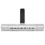Ford Maverick Silver Aluminum Car Vent Air Freshener Clip with adjustable window and 10 Refill Sticks