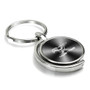 Ford Mustang Gray Brushed Metal Spinner Key Chain