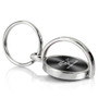 Ford Mustang Gray Brushed Metal Spinner Key Chain