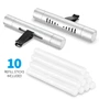 Ford F-150 2015 up Silver Aluminum Car Vent Air Freshener Clip with adjustable window and 10 Refill Sticks