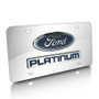 Ford F-150 Platinum Logo and Nameplate Chrome Steel License Plate