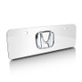 Honda 3D Logo Half-size Chrome Stainless Steel License Plate