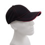 Audi Official Red Stitching Ripstop Black Baseball Cap