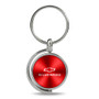 Chevrolet Silverado Red Brushed Metal Spinner Key Chain