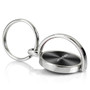 SRT8 Gray Brushed Metal Spinner Key Chain for Dodge, Jeep, and Chrysler