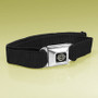 Chevrolet Logo Seatbelt Buckle Black Strap Belt