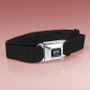 Dodge Logo Seatbelt Black Strap Belt