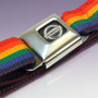 Nissan Logo Seat-belt Buckle Rainbow Belt