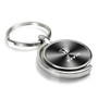 Honda Civic Gray Brushed Metal Spinner Key Chain