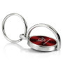 Chevrolet Corvette C5 Red Brushed Metal Spinner Key Chain