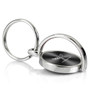 Chevrolet Corvette C6 Gray Brushed Metal Spinner Key Chain