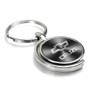 Chevrolet Cruze Gray Brushed Metal Spinner Key Chain