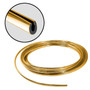 Gold Car Door Edge Guard Trim 24 Feet Full Size U Shape