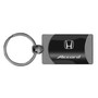 Honda Accord Two Tone Gun-Metal Rectangular Key Chain Key Fob