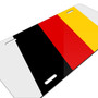 German Flag Racing Style Aluminum Auto License Plate