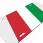 Italian Flag Racing Style Aluminum Auto License Plate