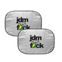 JDM as Fck Dual Panels Universal Fit Folding Windshield Sun Shade