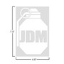 Grenade Horizontal JDM Text 7.0 X 4.6 Inch Vinyl Graphic Car Sticker Decal