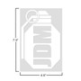 Grenade Vertical JDM Text 7.0 X 4.6 Inch Vinyl Graphic Car Sticker Decal