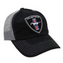 Ford Mustang Crest Logo Black Front Mesh Back Baseball Cap