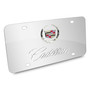 Cadillac Chrome Logo + Name On Polished Chrome Plate