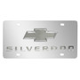 Chevrolet Silverado Double Chrome Steel License Plate