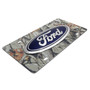 Ford 3d Logo Camouflage Steel License Plate