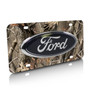 Ford 3d Logo Camouflage Steel License Plate