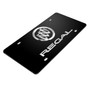 Buick Regal 3D Double Logo Black Stainless Steel License Plate by iPick Image, Made in USA