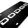 Dodge Black Stainless Steel License Plate