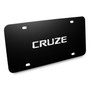 Chevrolet Cruze 3D Nameplate Logo Black Stainless Steel License Plate by iPick Image, Made in USA