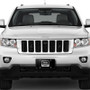 Jeep Grill Logo Black Stainless Steel License Plate