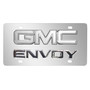 GMC Envoy Double 3d Logo Chrome Stainless Steel License Plate, Made in USA