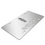 Lincoln MKS Double 3d Logo Chrome Stainless Steel License Plate by iPick Image, Made in USA