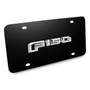 Ford F-150 2015 up 3d Logo Black Stainless Steel License Plate, Made in USA