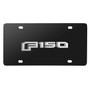 Ford F-150 2015 up 3d Logo Black Stainless Steel License Plate, Made in USA