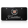 Cadillac 3D Logo on Real Carbon Fiber License Plate