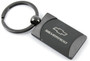 Chevrolet Silverado Two Tone Gun-Metal Rectangular Key Chain Key Fob