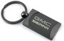 GMC Sierra Two Tone Gun-Metal Rectangular Key Chain Key Fob