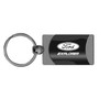Ford Explorer Two Tone Gun-Metal Rectangular Key Chain Key Fob