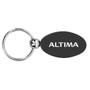 Nissan Altima Black Aluminum Oval Key Chain