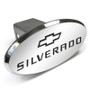 Chevrolet Silverado Engraved Oval Aluminum Tow Hitch Cover