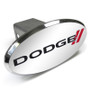 Dodge New Logo Engraved Oval Aluminum Tow Hitch Cover