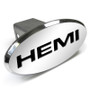 Dodge HEMI Logo Engraved Oval Aluminum Tow Hitch Cover